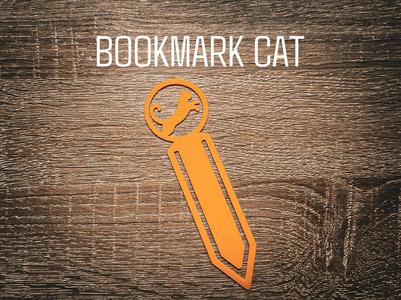 Bookmark - Jumping cat