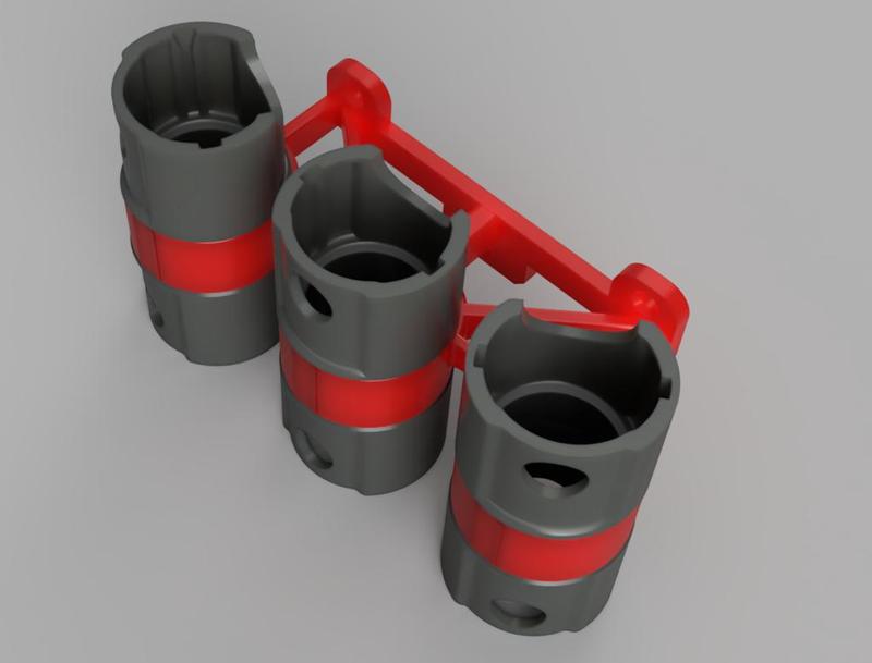 Dyson Wall bracket V8 V10 V11 Tool Holder for 6 tools