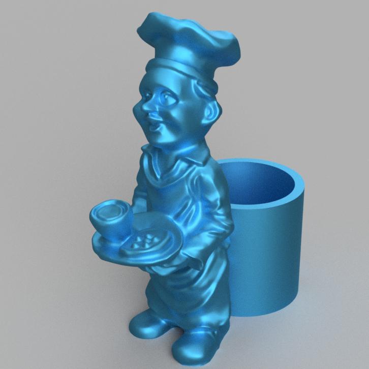 Chef cook pen holder