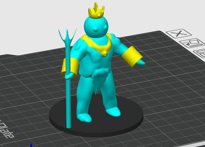 Poseidon Fortnite created by my son
