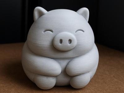 Cute Pig (Kawaii Style)