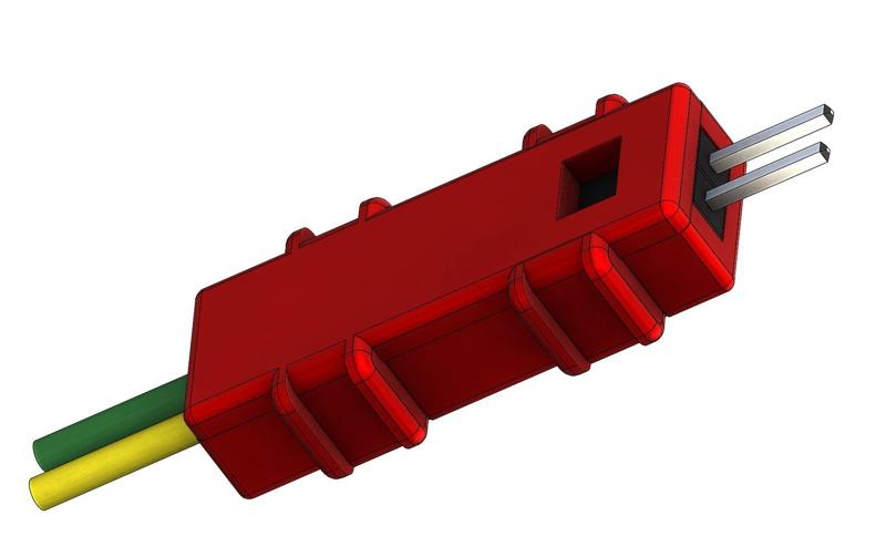 Connector housing, Dupont 2Pin