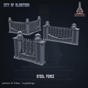 CITY OF GLIMSTROM - steel fence