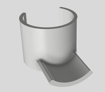 Pole clamp for dog agility jump