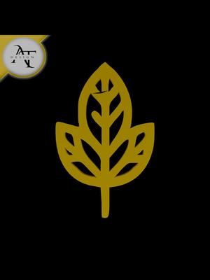Simple Leaf Symbol - 2D Art 