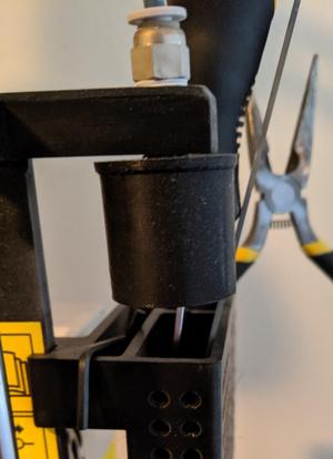 Threaded 1.75 mm Filament Filter for Prusa i3 Mk3 Z-Tops with Reverse Bowden Mount Option