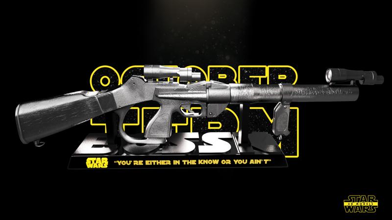 Bossk Weapon Sculpture - Star Wars 3D Models - Tested and Ready for 3D printing