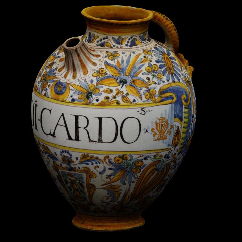 Apothecary vessel for blessed thistle water