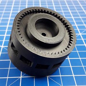 RC Speed Tank Drive wheel with steel gear - Antriebsrad mit Stahlzahnrad 