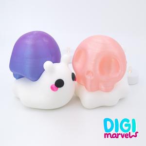Ghosty Snail LED Tea Light Holder (No AMS)