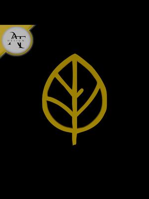 Simple Leaf Symbol - 2D Art 
