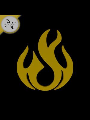 Simple Flame Symbol - 2D Art