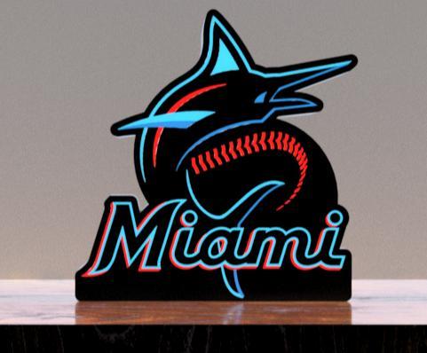Miami Marlins LED Lightbox
