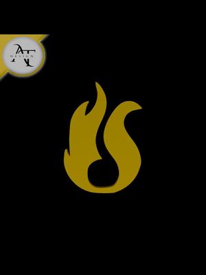 Simple Flame Symbol - 2D Art