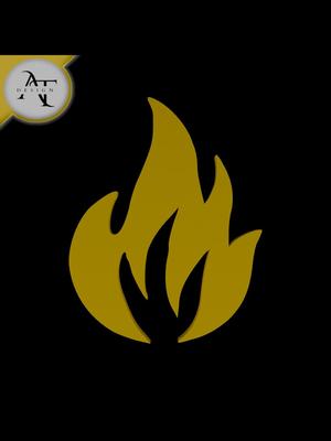 Simple Flame Symbol - 2D Art