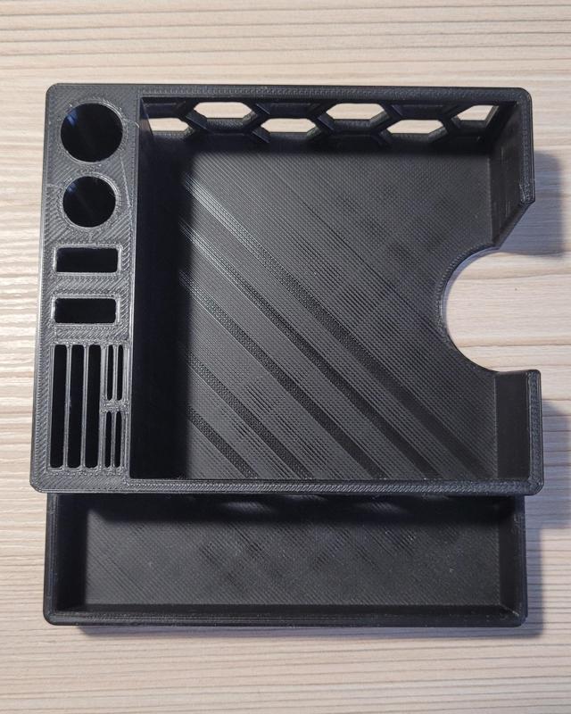 Desk organizer - Sticky notes, Pens, USB, SD and microSD cards