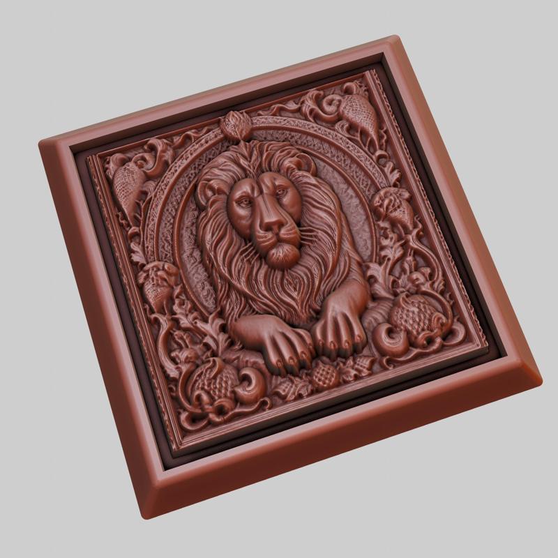 lion Animal 3D Model for CNC Router Laser & 3D Printer