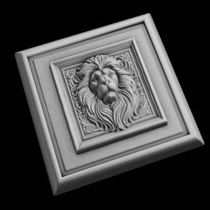 Lion Animal 3D Model for CNC Router Laser & 3D Printer