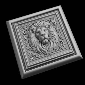 Lion Animal 3D Model for CNC Router Laser & 3D Printer