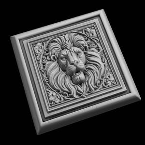 Lion Animal 3D Model for CNC Router Laser & 3D Printer