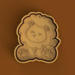 cutter + lion cutter + stamp / lion cutter + stamp