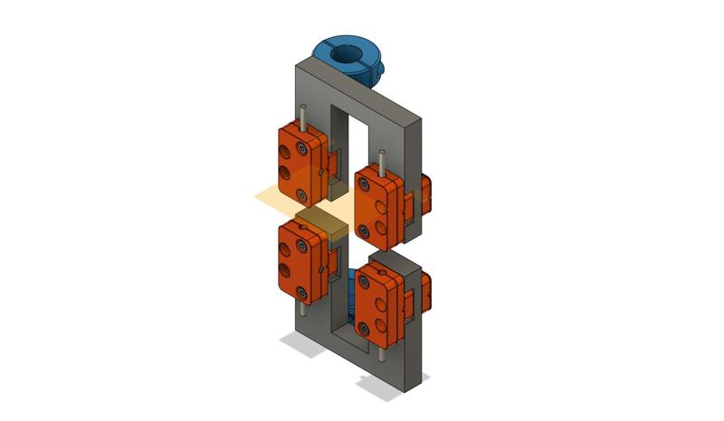 Keyence FU R77TZ Adapter left/right