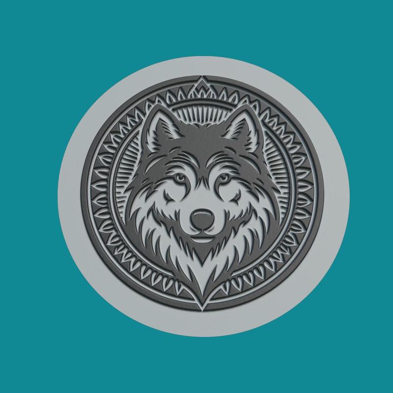 Wolf Medallion