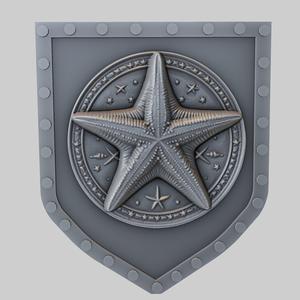 Starfish Animal Wall Starfish Animal Bust for CNC Router Laser & 3D Printer