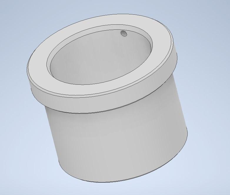Adapter für Mikroskopokular 23,3 mm auf 30 mm / eyepiece adapter 23,3 mm to 30 mm