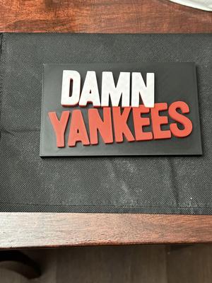 Damn Yankees 80's Band Sign