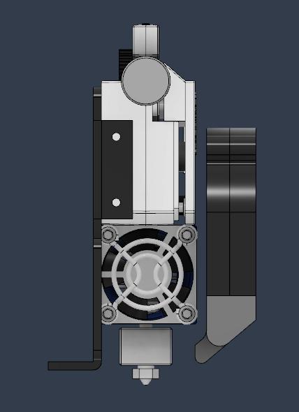 Kingroon KP3S E3D V6 Hotend Fan Duct