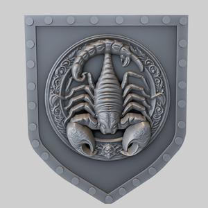 Scorpion Animal Wall Scorpion Animal Bust for CNC Router Laser & 3D Printer