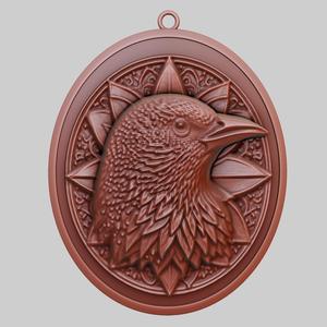 Starling Animal Pendant Starling Animal Necklace for CNC Router Laser & 3D Printer