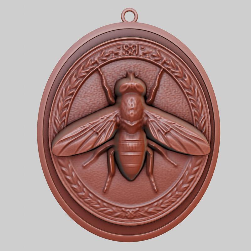 Fly Animal Pendant Fly Animal Necklace for CNC Router Laser & 3D Printer
