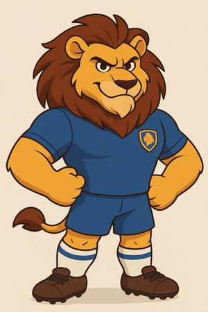 Lion Team Mascot