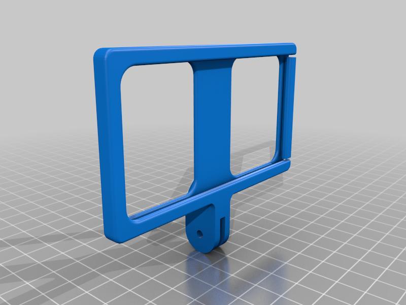 12v 16w cob led panel holder with gopro mount