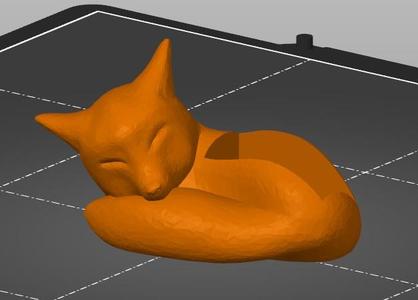 Fox business card holder