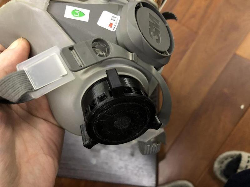 3M gas mask replacing filter cotton