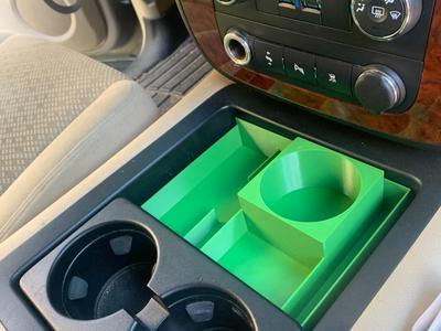 2007 Chevy Avalanche Truck Console Organizer