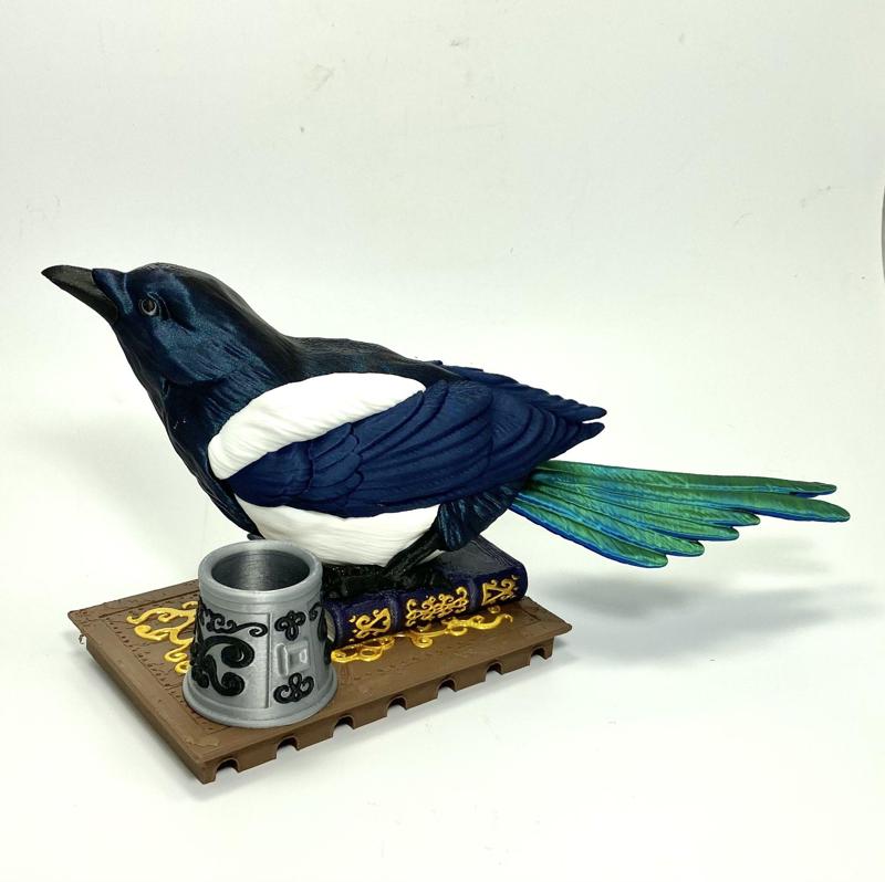 Magpie and The Wizard's Desk