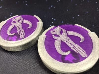 Removeable Xwing 2.0 movement dial cover: Scum Edition