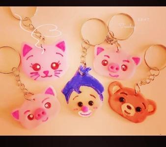 Clown plin plin 6 cookie or porcelain cutters