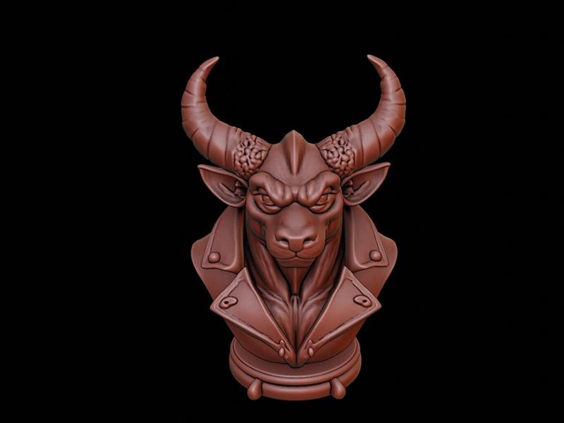 Imp Beast Bust