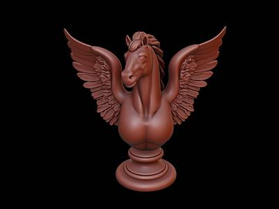 Pegasus Beast Bust