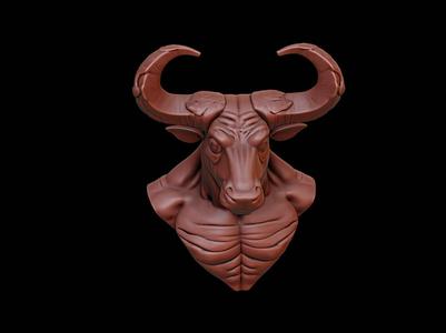 Minotaur Beast Bust