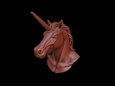 Unicorn Beast Bust