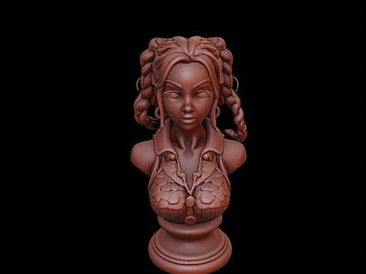 Sprite Beast Bust