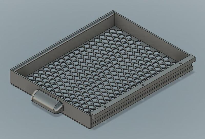 Improved Modular under desk drawer