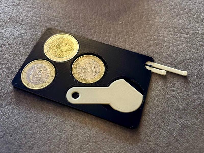 The ridge tool tray card wallet coin 