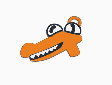 Keychain Keychain Orange Roblox Rainbow Friends